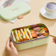 Electric Heated Lunch Box with Stainless Steel Interior and 900ml Capacity