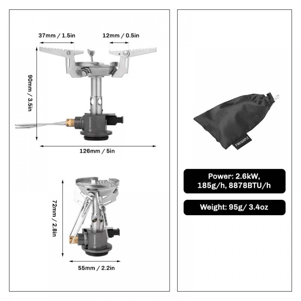 Fire Maple Greenpeak II Pressure-regulator Gas Stove Fire Maple Greenpeak II Pressure-regulator Gas Stove