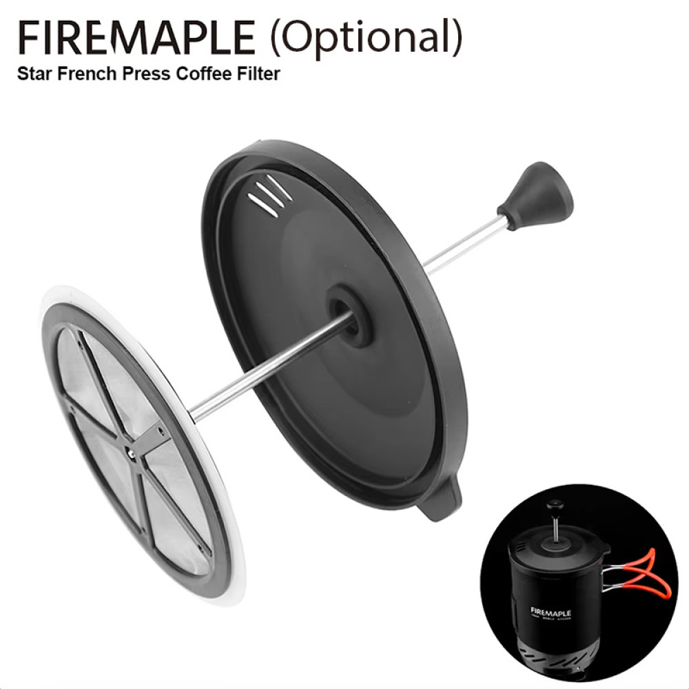 Fire Maple FMS-X3 Backpacking Cooking System - Compact Outdoor Gas Stove with 0.8L Pot and Piezo Ignition