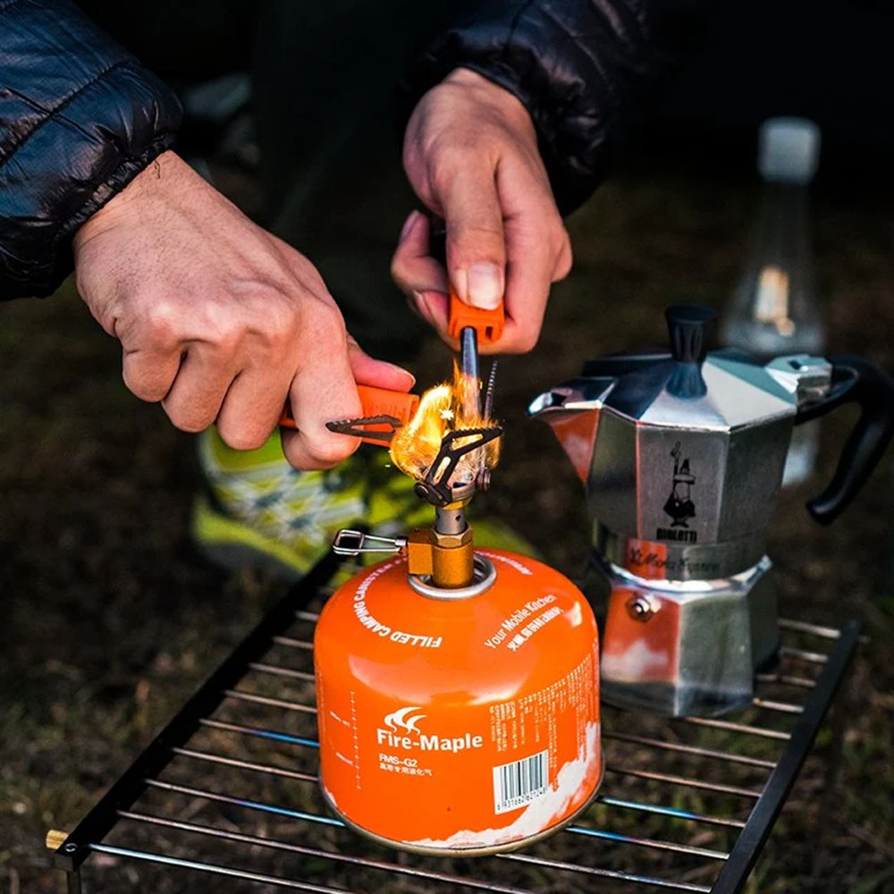 Fire Maple FMS-300T Titanium Gas Stove - Compact, Ultralight, and Powerful Backpacking Stove