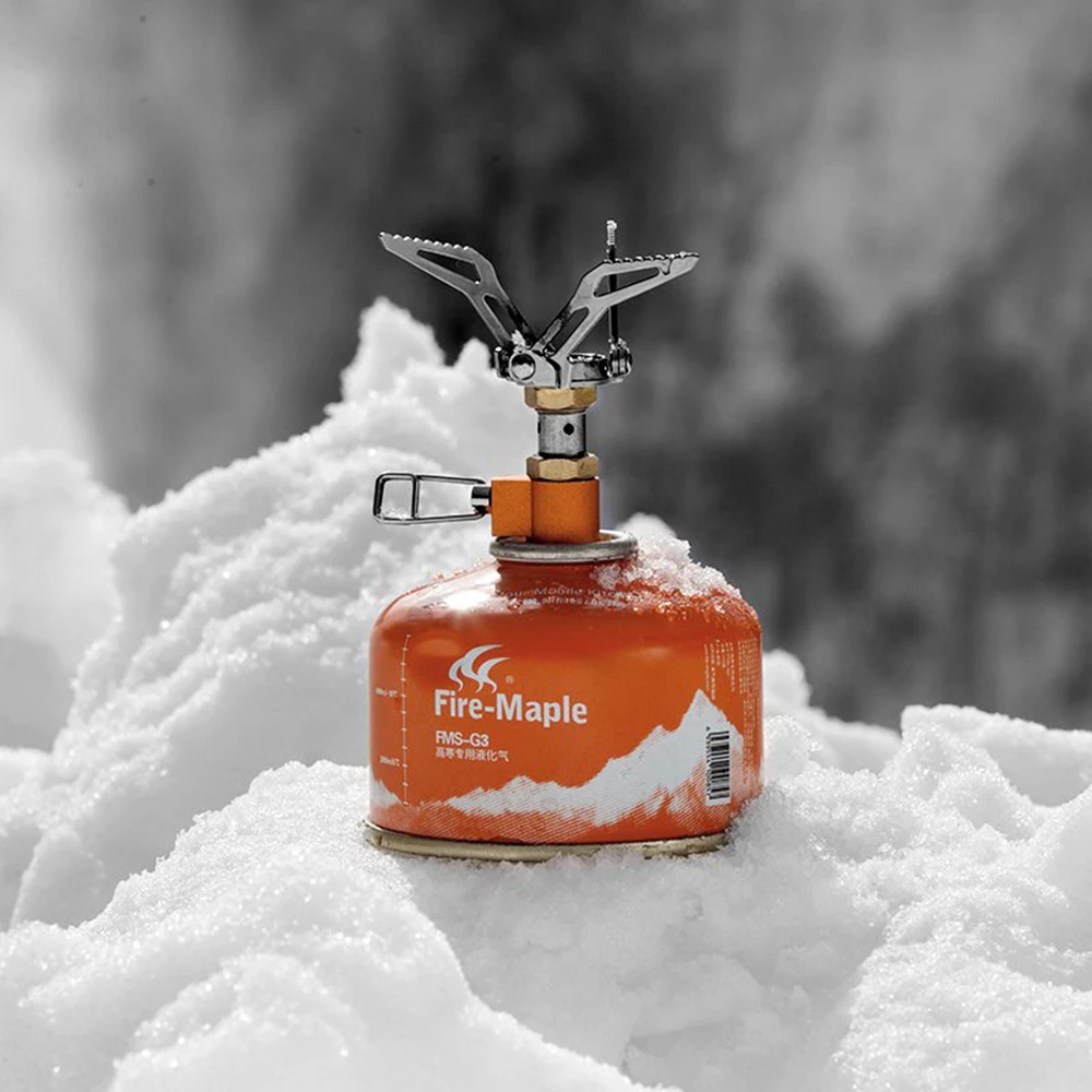 Fire Maple FMS-300T Titanium Gas Stove - Compact, Ultralight, and Powerful Backpacking Stove