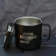 Stainless Steel Insulated Camping Mug With Lid - 350ml