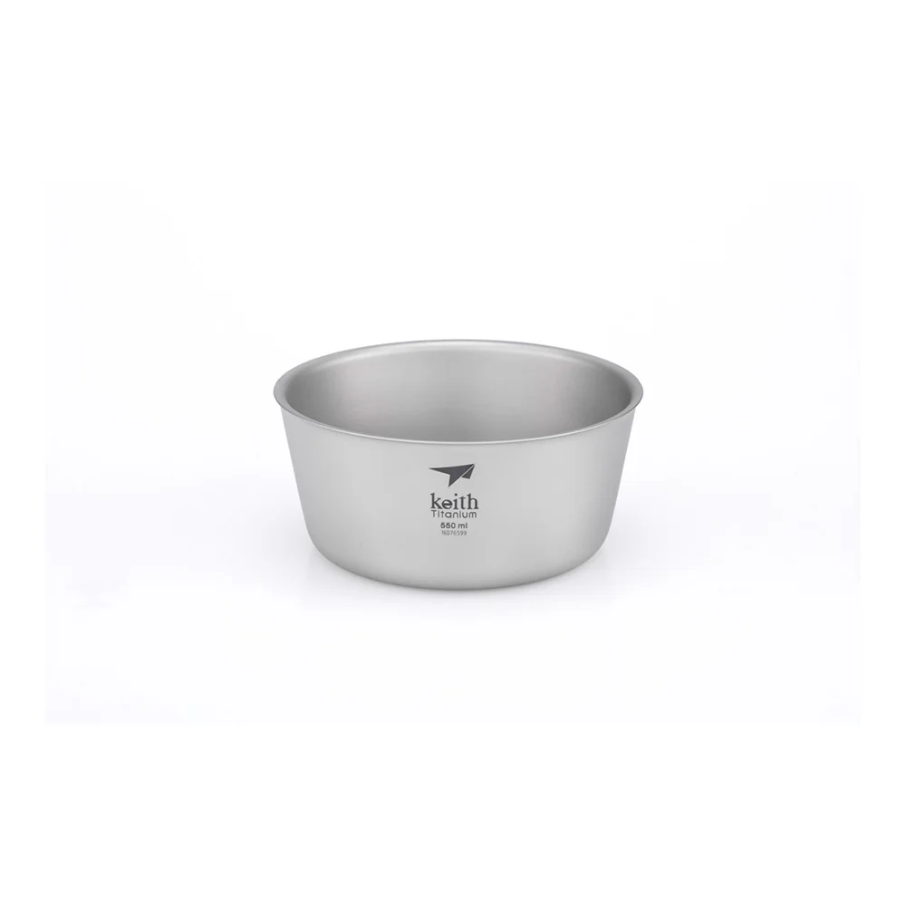 Keith Double-Wall Titanium Bowl - 500ml Keith Double-Wall Titanium Bowl - 500ml