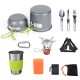Complete Portable Camping Cookware Set for Outdoor Cooking