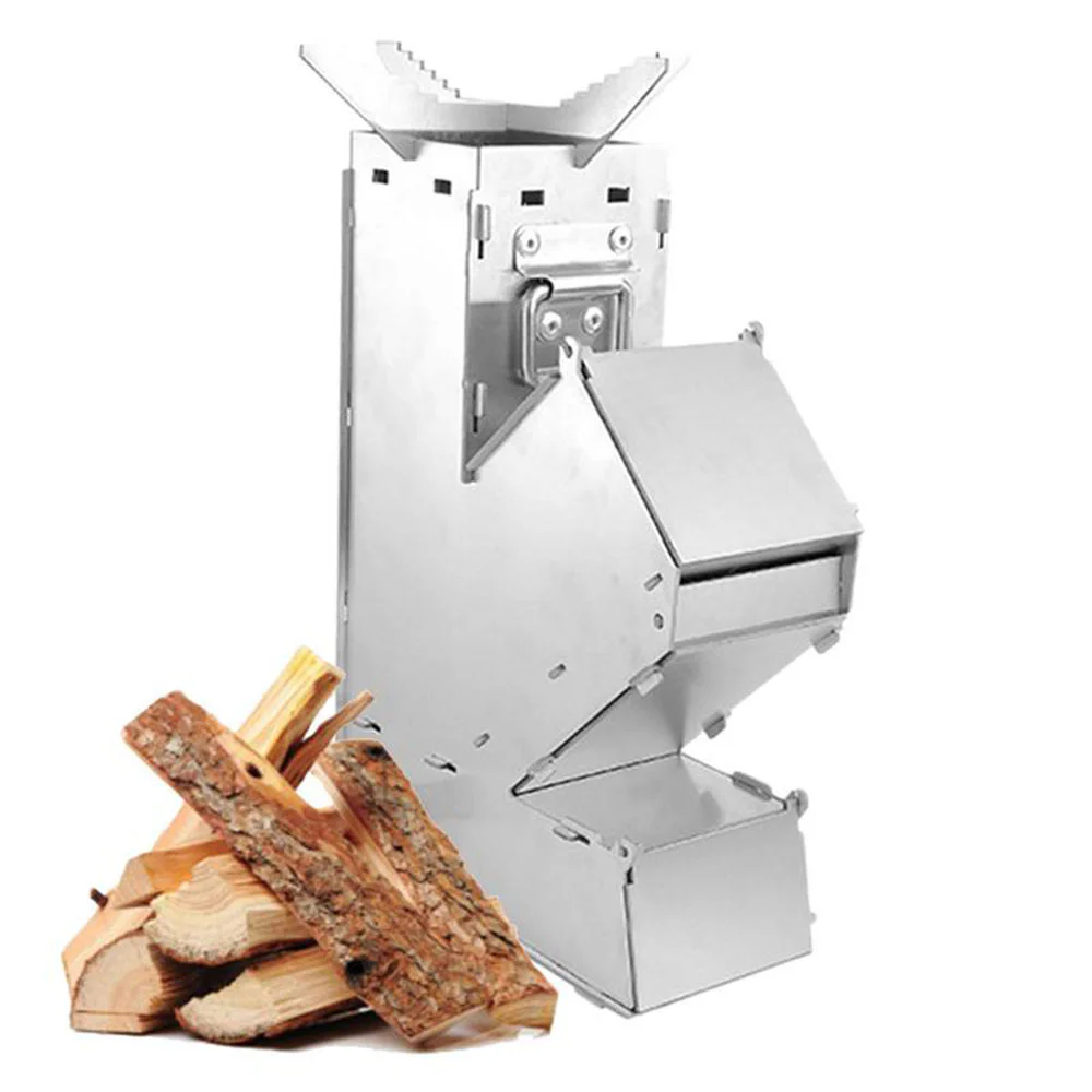 Stainless Steel Rocket Stove Stainless Steel Rocket Stove