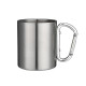 Stainless Steel Camping Mug with Carabiner Handle