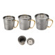 Thous Winds Titanium Camping Mug Set in different sizes