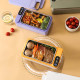 USB Electric Heated Lunch Box with Rechargeable Battery and 1L Capacity