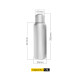 1.5L Titanium Water Bottle with Strainer and Sleeve - Leak-Proof and Lightweight for Camping & Hiking