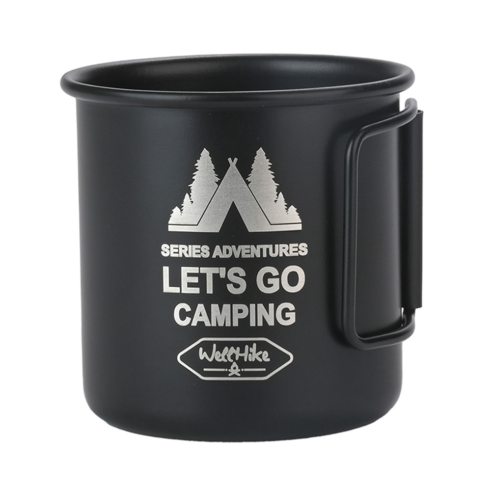 Aluminium Alloy Outdoor Camping Mug - 300ml