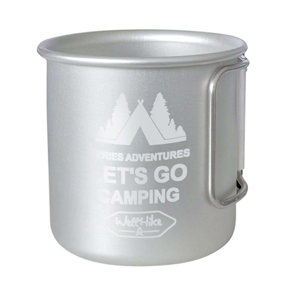 Aluminium Alloy Outdoor Camping Mug - 300ml