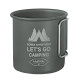 Aluminium Alloy Outdoor Camping Mug - 300ml