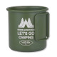 Aluminium Alloy Outdoor Camping Mug - 300ml