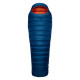 Warm and sustainable Ascent 700 Down Sleeping Bag in a wide mummy shape.