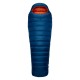 Warm and sustainable Ascent 700 Down Sleeping Bag in a wide mummy shape.