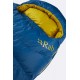 Durable sleeping bag with Pertex Quantum Pro outer layer and 650FP European Duck Down insulation.