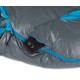 Woman's Nemo Kayu sleeping bag showcasing its ultralight design and premium down filling.