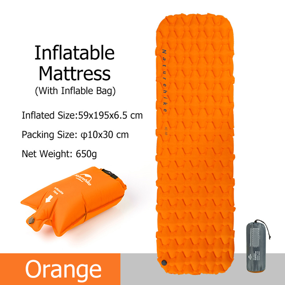 Naturehike Ultralight Inflatable Mattress in various colors