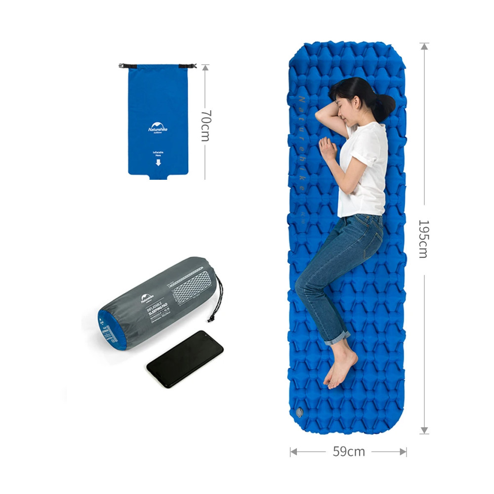 Naturehike Ultralight Inflatable Mattress in various colors