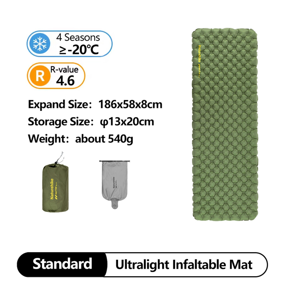 Naturehike 4.6R Ultra Light Inflatable Sleeping Mat in Small size