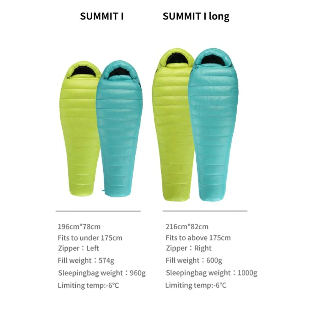 Aegismax SUMMIT I Goose Down Ultralight Sleeping Bag Aegismax SUMMIT I Goose Down Ultralight Sleeping Bag