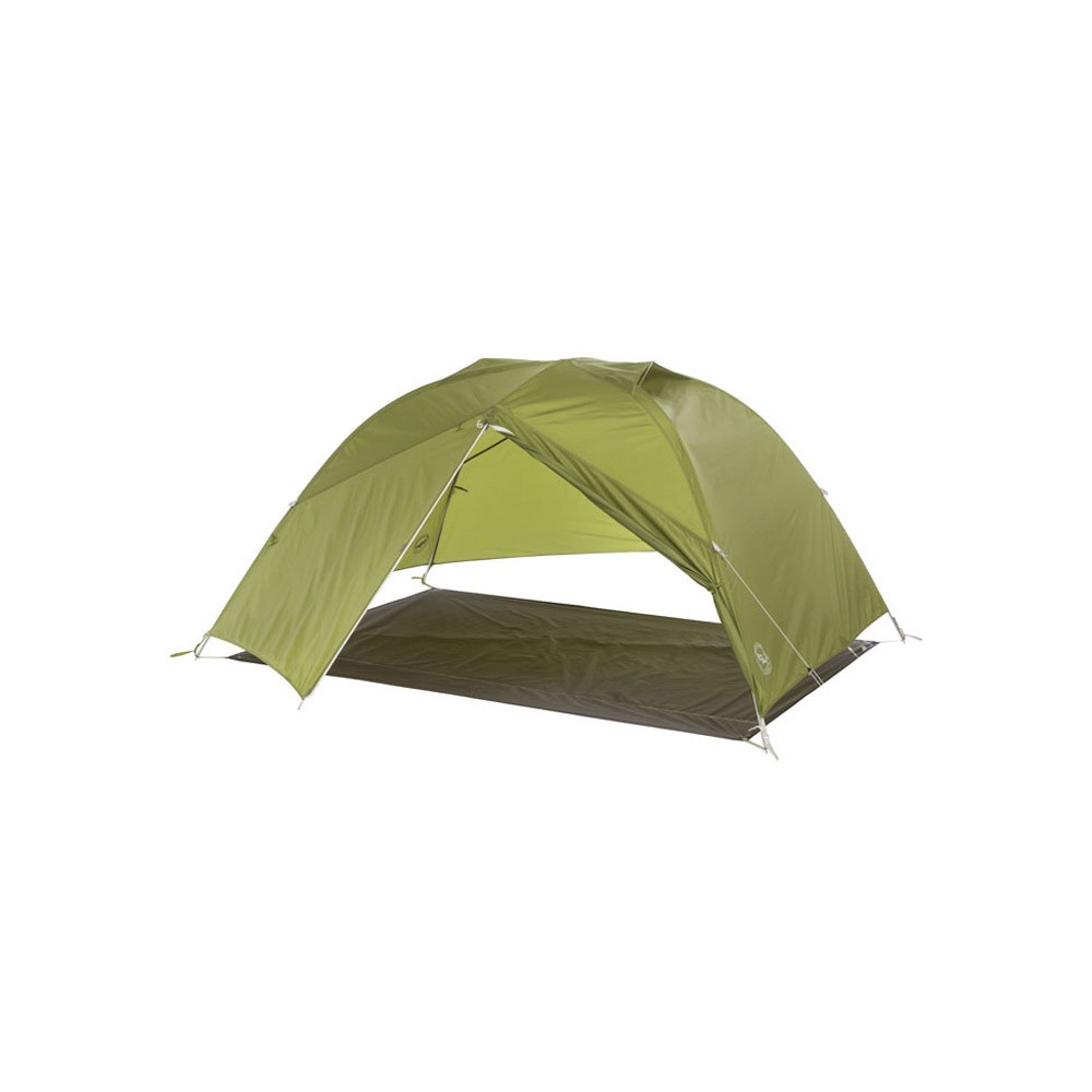 Blacktail 3 three-person tent set up in wilderness showing dual doors and vestibules.