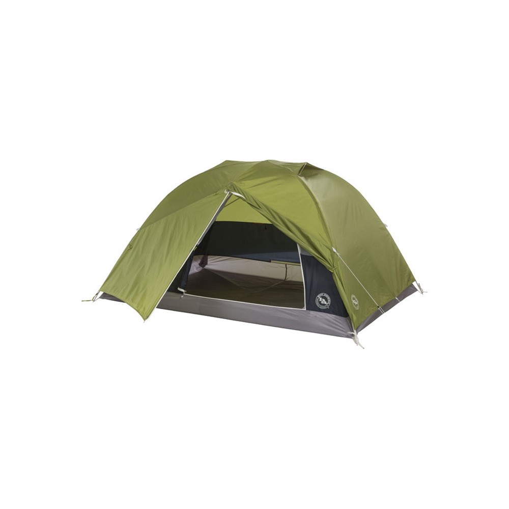 Blacktail 3 three-person tent set up in wilderness showing dual doors and vestibules.