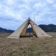 MCETO 5M Teepee Hot Tent for 5-6 Persons with Stove Jack and Snow Skirt