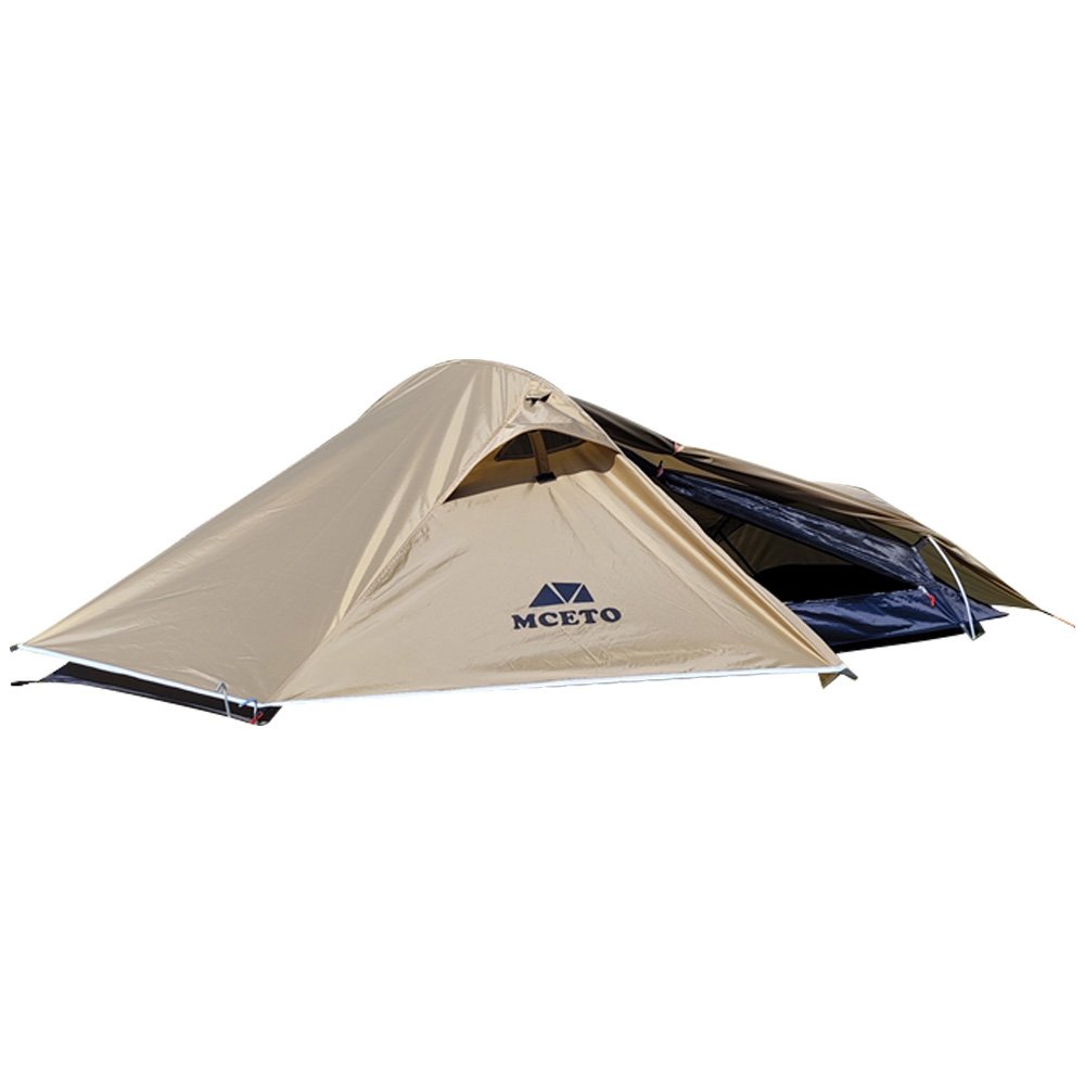 MCETO Ultralight Backpacking Tent for One Person - Stormproof and Mosquito-Proof