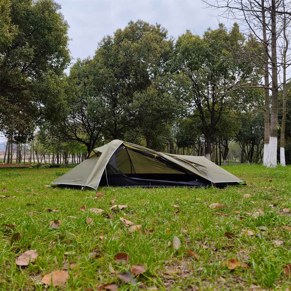 MCETO Ultralight Backpacking Tent for One Person - Stormproof and Mosquito-Proof