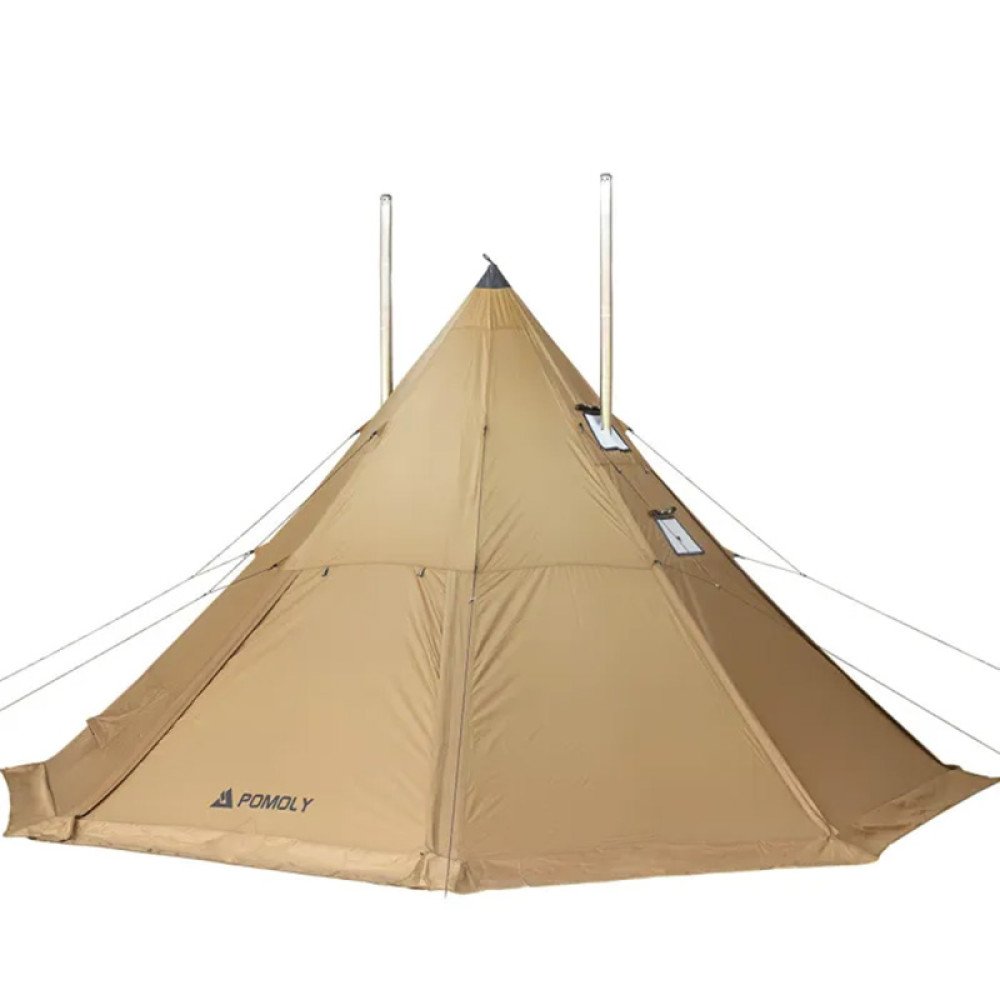 Pomoly Bromance 70 Hot Tent for 4-6 Persons with 3 Stove Jacks