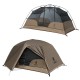 Spacious and durable OneTigris COSMITTO Backpacking Tent set up in nature, showcasing its hexagon shape and dual entrances.
