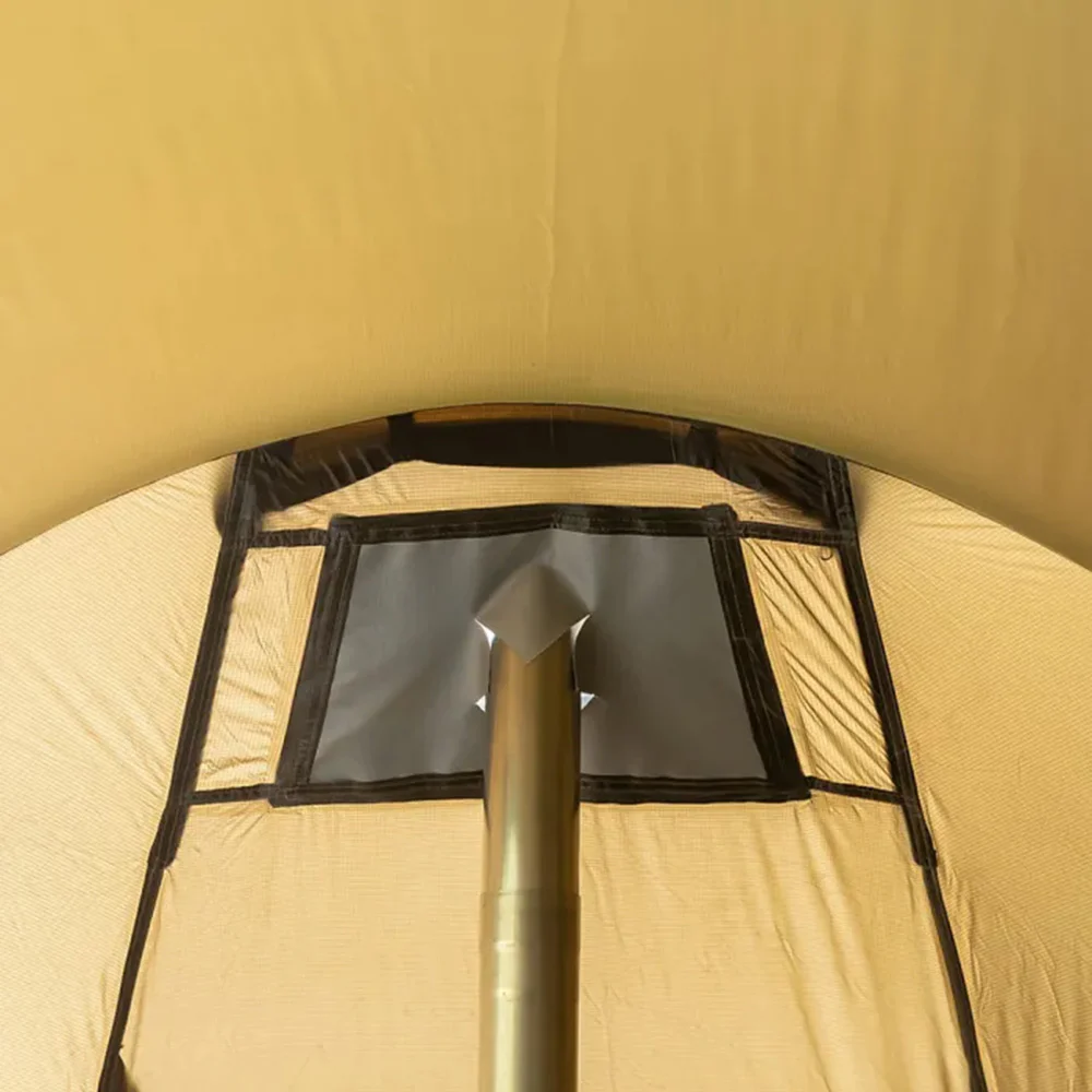 Pomoly Locomotive 2-Person Tent with Stove Jack Tunnel-Type Hot