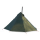 Top Lander 1-Person Teepee Hot Tent with Stove Jack in khaki color