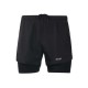 Black ARSUXEO Men’s Quick Dry 2-in-1 Running Shorts