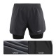 ARSUXEO Men’s 2-in-1 Running Shorts with quick-dry outer layer and breathable compression liner