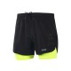 Black ARSUXEO Men’s Quick Dry 2-in-1 Running Shorts