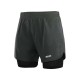 Black ARSUXEO Men’s Quick Dry 2-in-1 Running Shorts