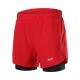 Black ARSUXEO Men’s Quick Dry 2-in-1 Running Shorts