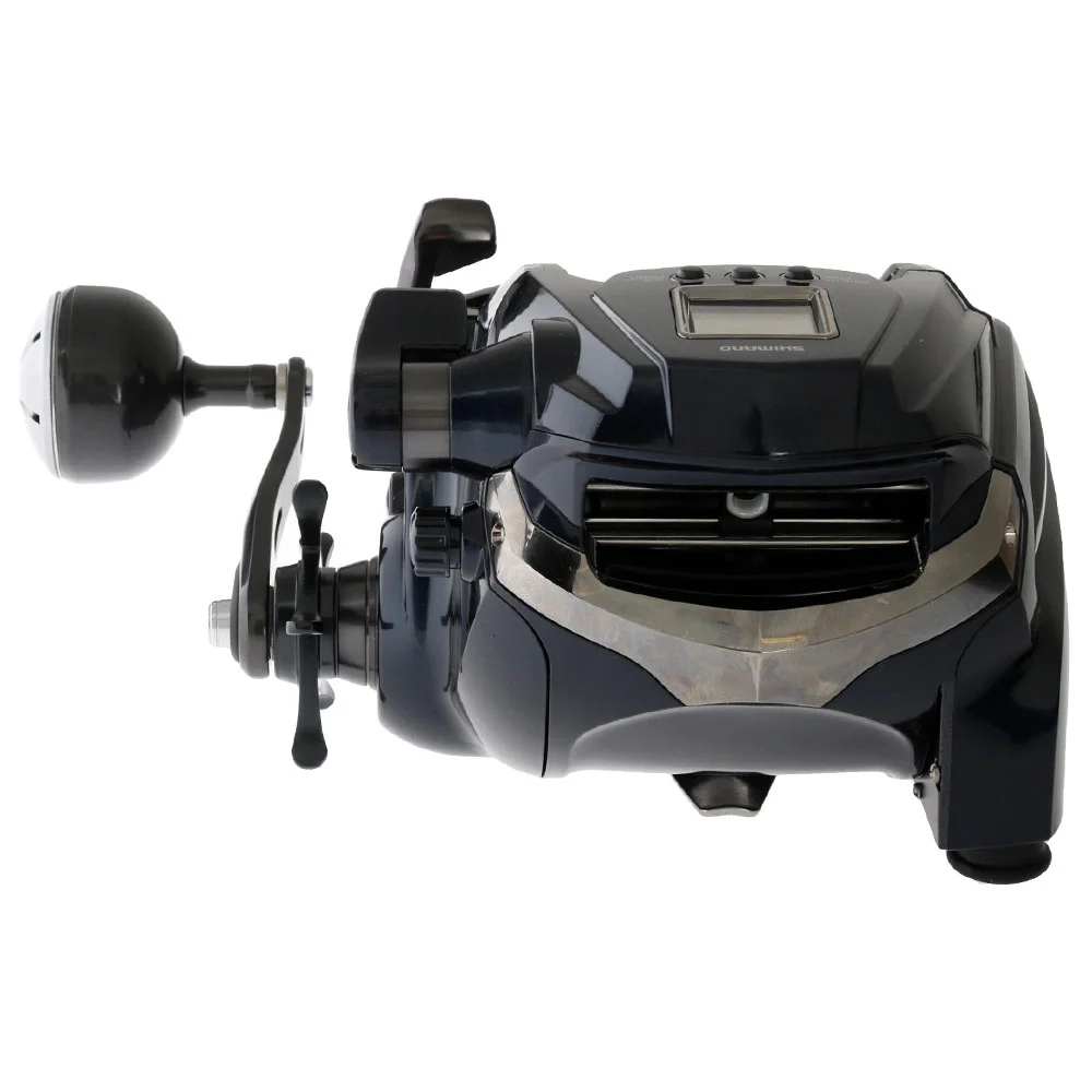 Shimano Forcemaster 9000A electric reel paired with Status Blue Water drone fishing rod combo for offshore fishing
