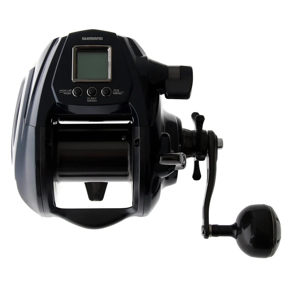 Shimano Forcemaster 9000A electric reel paired with Status Blue Water drone fishing rod combo for offshore fishing