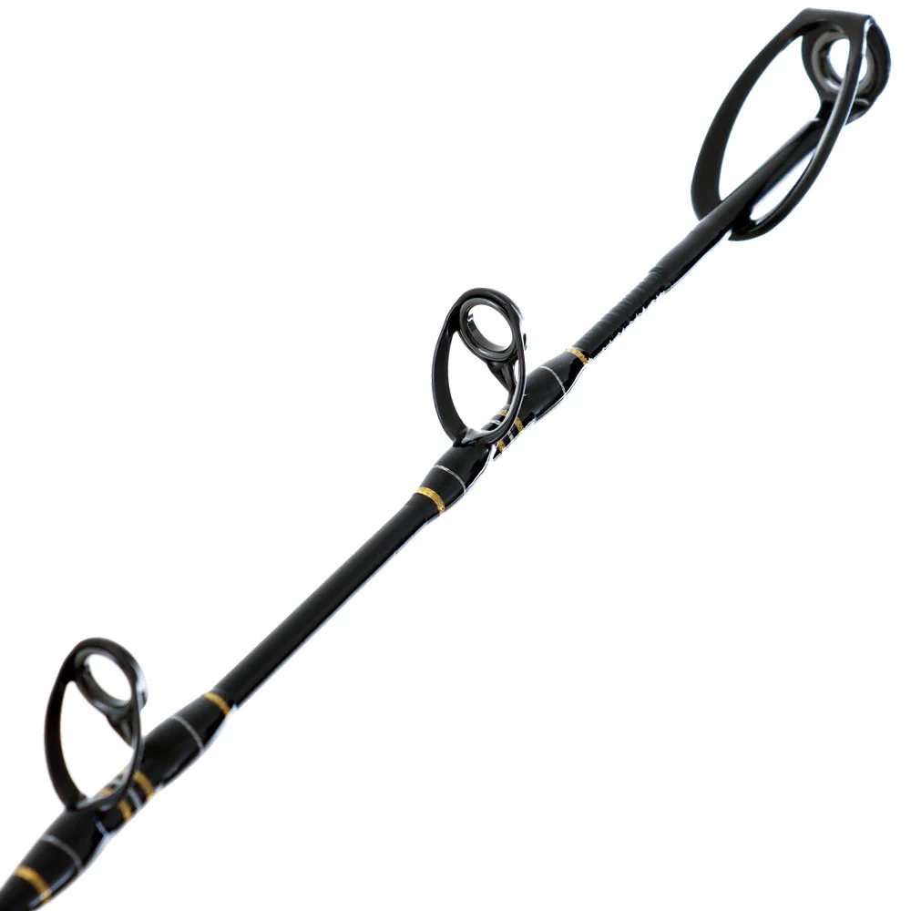 Shimano Forcemaster 9000A electric reel paired with Status Blue Water drone fishing rod combo for offshore fishing