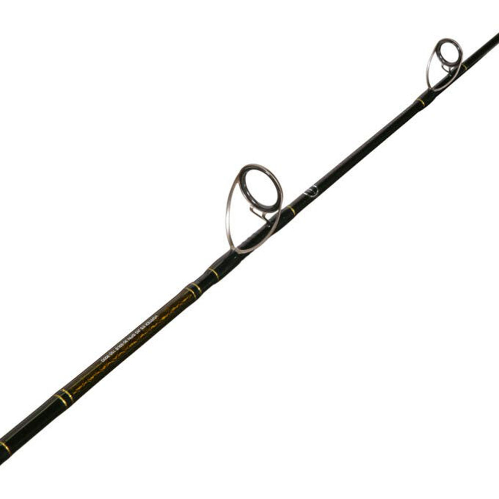 Shimano Socorro 10000 spinning reel mounted on Vortex jigging fishing rod combo for saltwater fishing