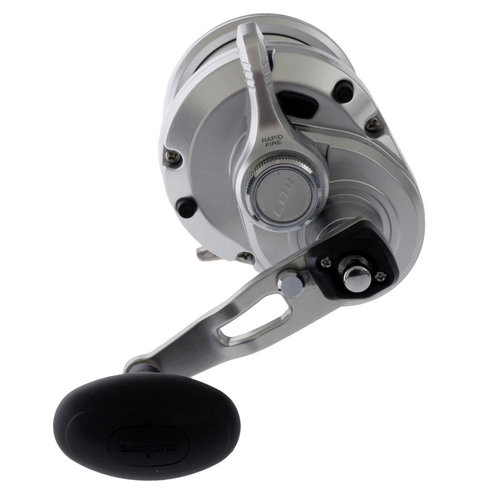 Shimano Speedmaster LDII 12 Backbone Jigging Combo Shimano Speedmaster LDII 12 overhead reel paired with Backbone jigging rod for offshore saltwater fishing