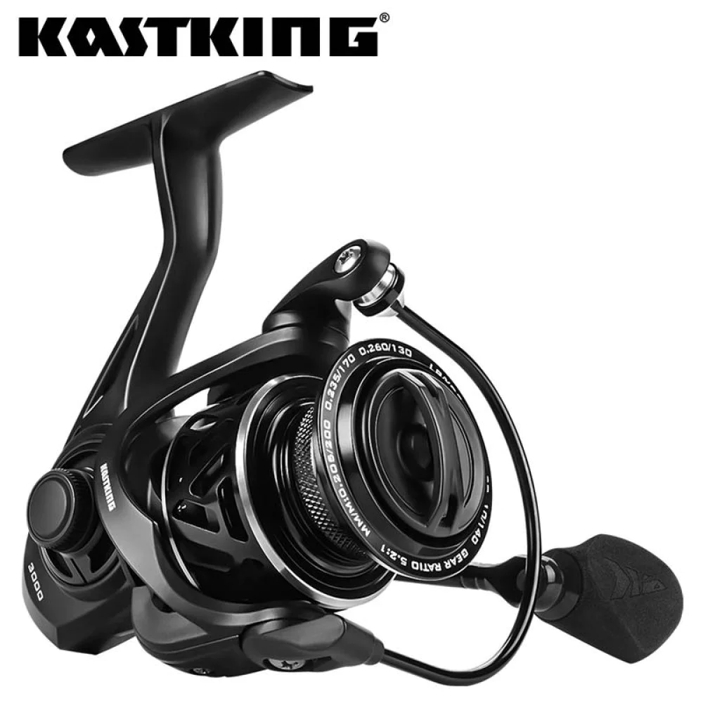 KastKing Zephyr Light-Weight Spinning Fishing Reel, 10kg Drag Power