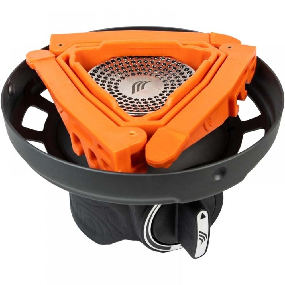 Jetboil Zip 0.8L Stove – Compact Burner with Folded Support Jetboil Zip 0.8L Camping Stove Burner – Folded with FluxRing Technology