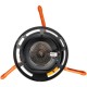 Jetboil Flash Burner Head – Efficient 5300 BTU Heating Element with Tripod Base Bottom view of Jetboil Flash burner with heat distribution head and stabilizer legs