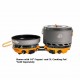 Jetboil Genesis with Optional Frypan and 5L Cooking Pot Jetboil Genesis Base Camp System shown with optional 10-inch frypan and 5-liter cooking pot, both sold separately.