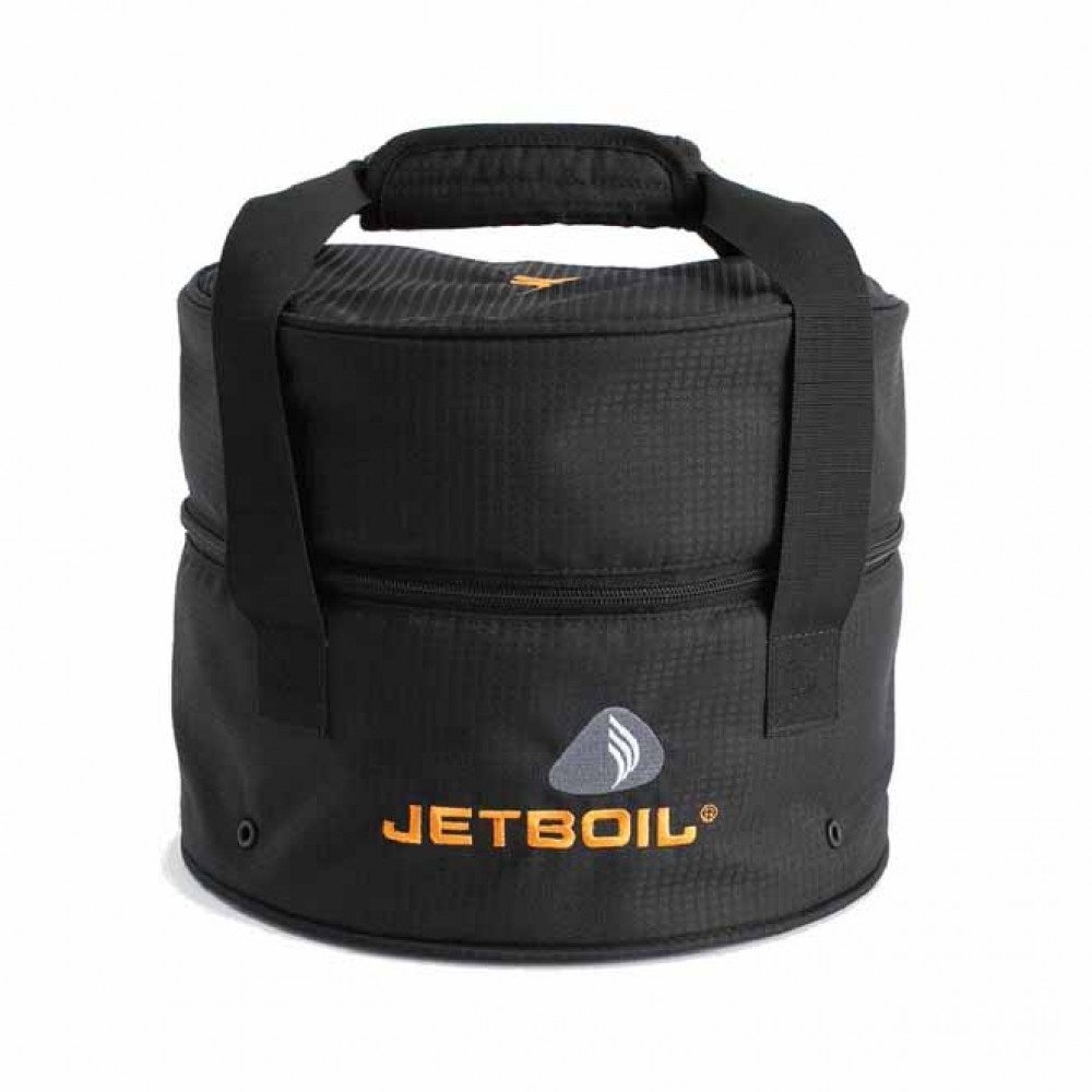 Jetboil Genesis Base Camp System Carry Bag Black Jetboil-branded carry bag designed for storing and transporting the Genesis Base Camp System.
