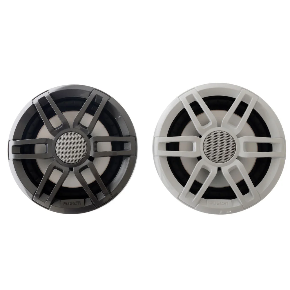 Fusion XS-FL65SPGW XS Sports RGB LED Marine Speakers 6.5in 200W Fusion XS Series 6.5 inch sports marine speakers with RGB LED lighting available in black and white waterproof designs for boats yachts and marine audio systems